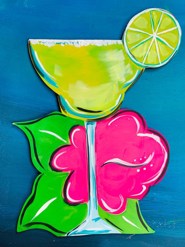 8.4.26 Viva Margarita Painting Workshop at Kickn' Wingz'