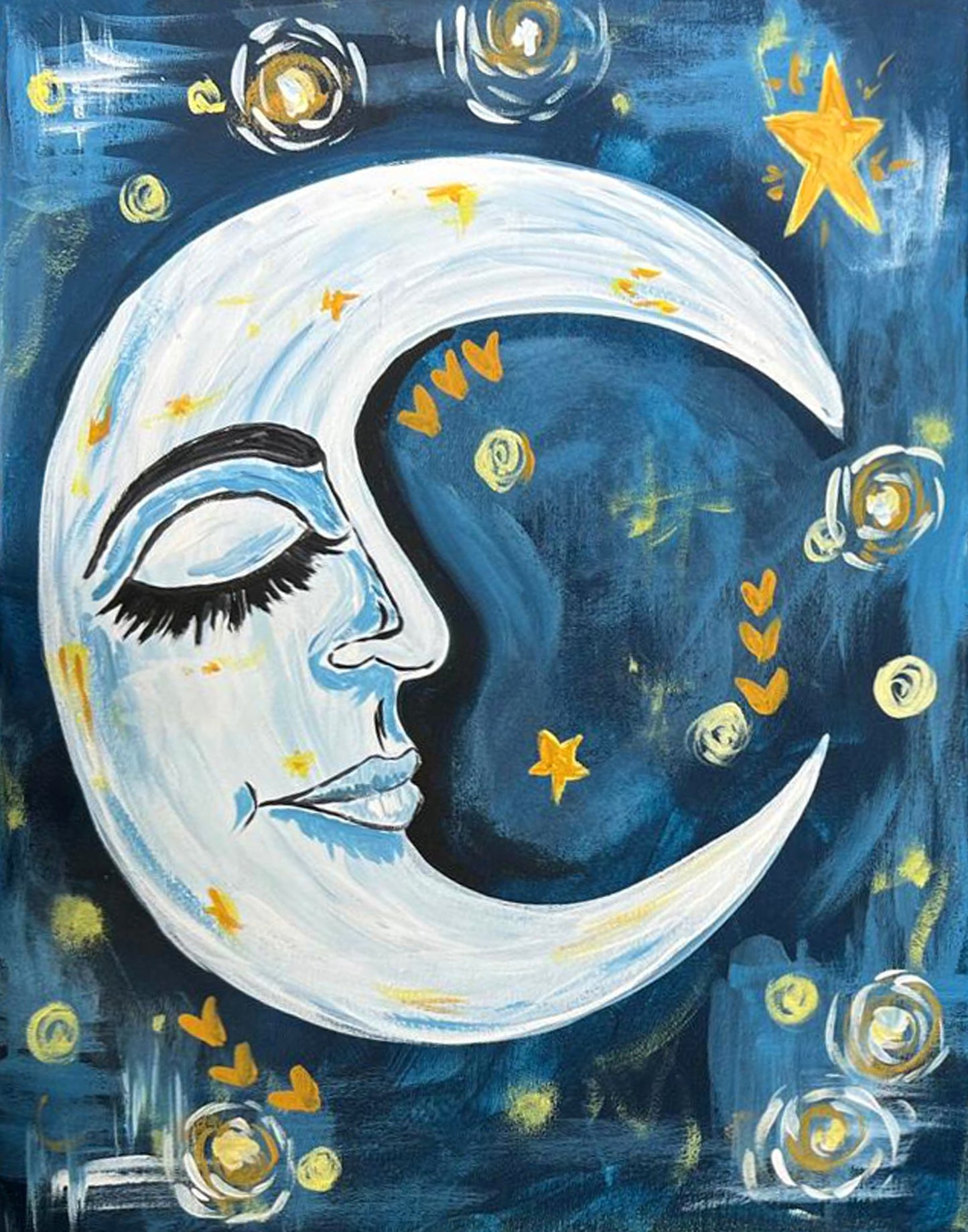 7.26.26 The Urban Oak Grill and Bar - Under the Boho Moon, Canvas