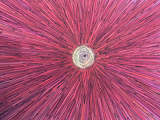 Electric Bloom 8 1/2 x 10