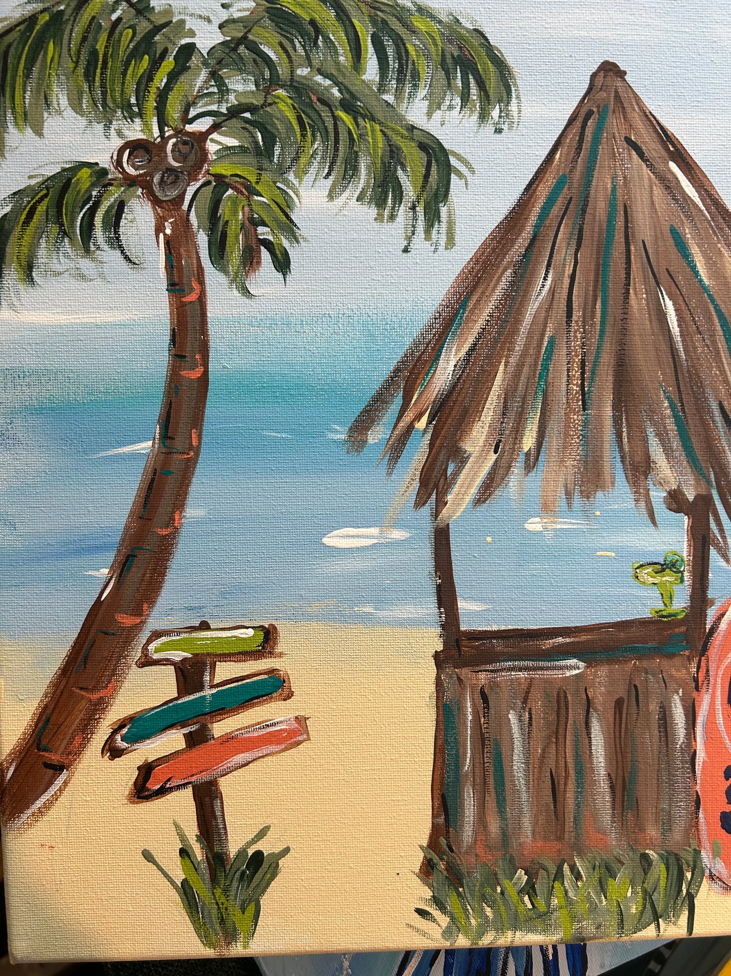 Paint Night at Moose Lodge #521 - Summer Tiki
