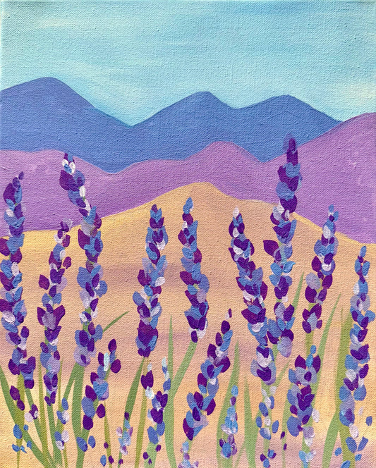 9.17.26 Bloom and Bottle or Lavender Field Painting Workshop at That Place Down the Street.